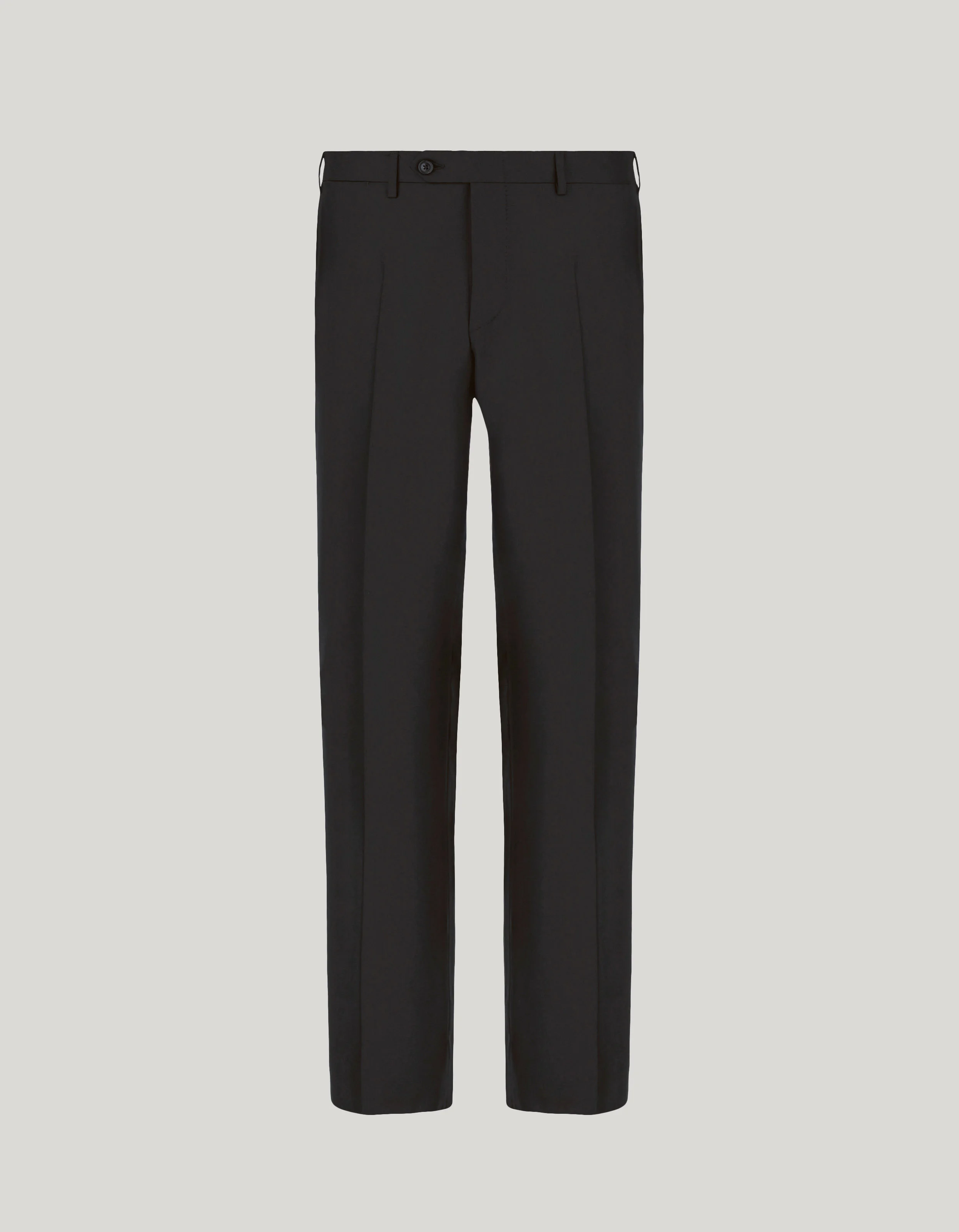 PANTS IN BLACK WOOL - 1