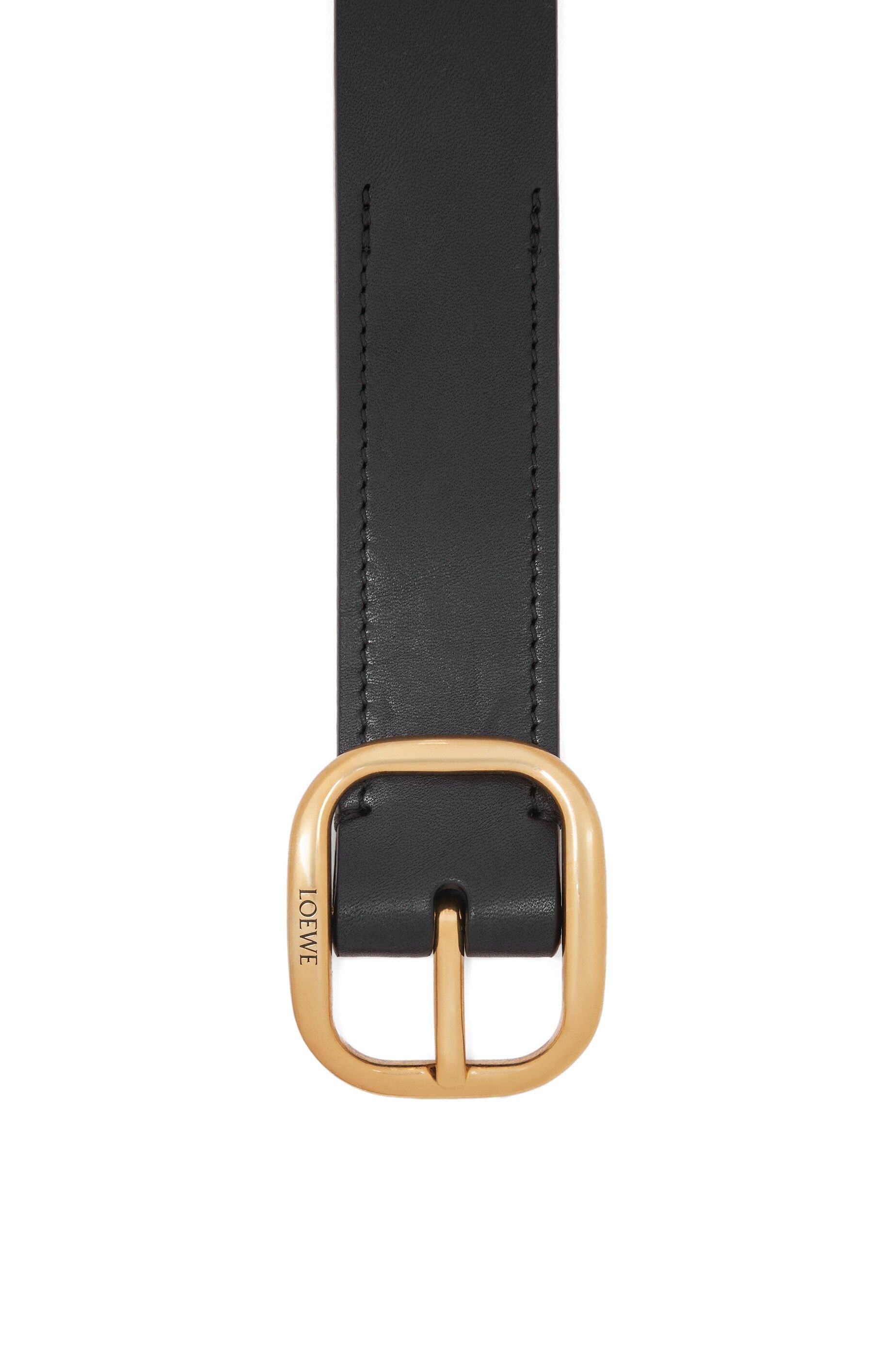 Rounded soft belt in calfskin - 2