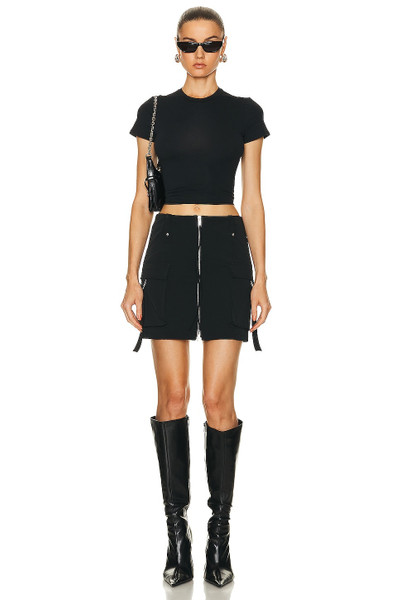 Blumarine Front Zip Mini Skirt outlook