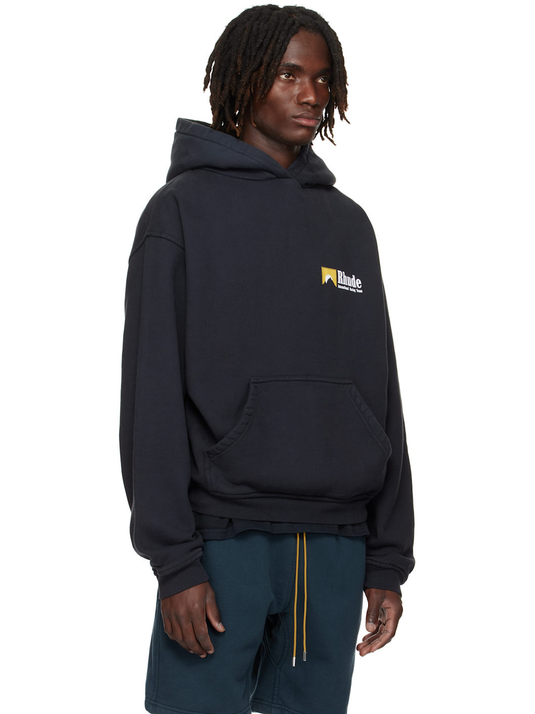Black International Racing Logo Hoodie - 2