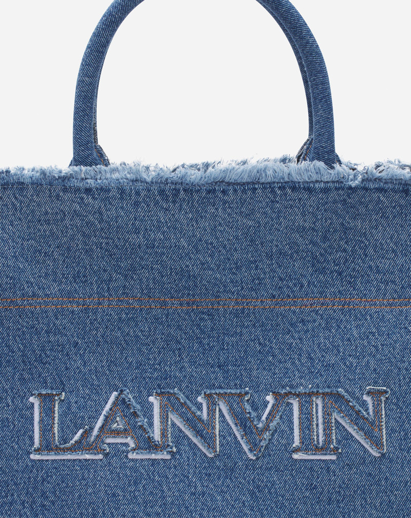 IN&OUT MM TOTE BAG IN DENIM 5