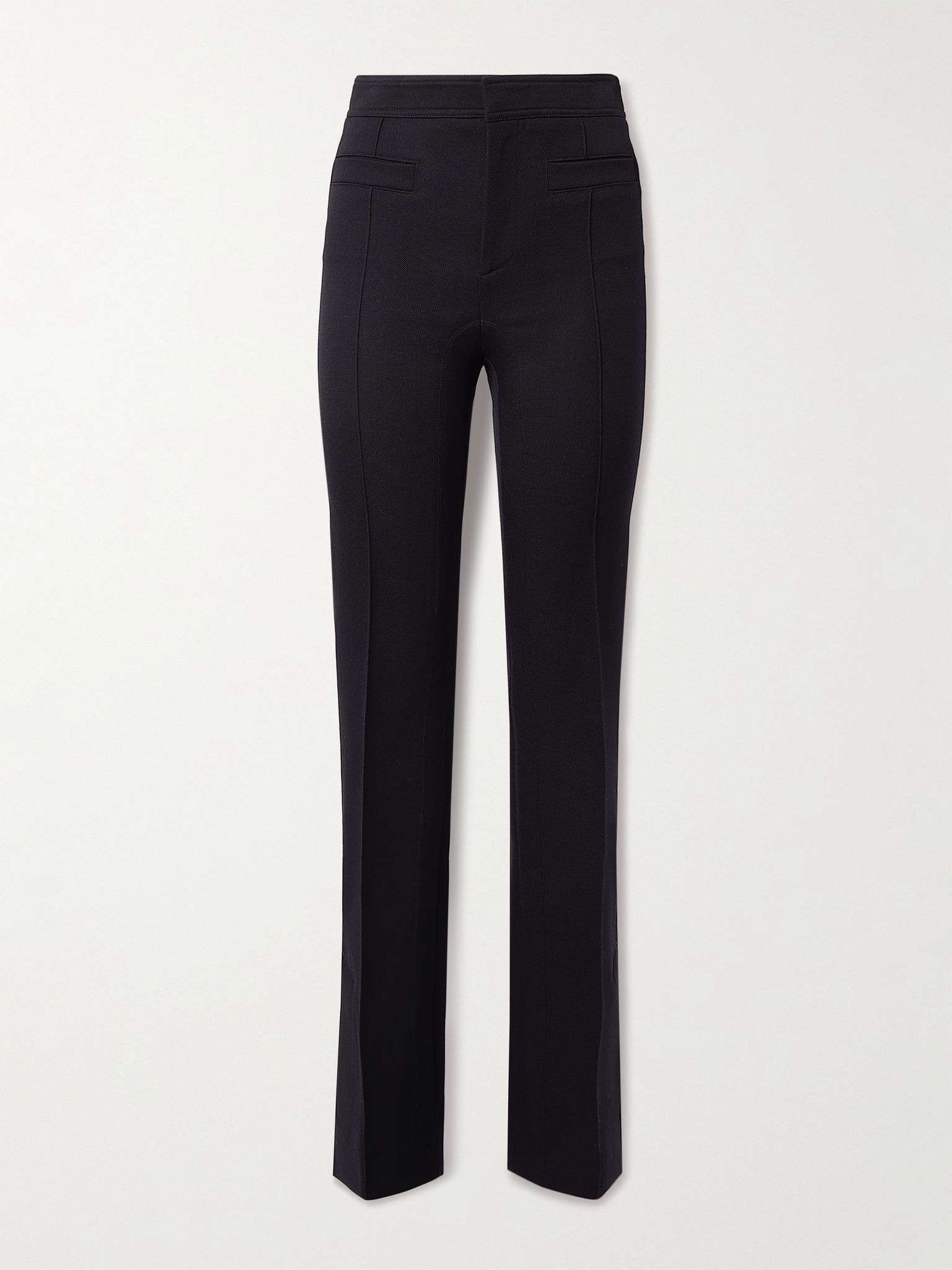 Wool-gabardine slim-leg pants Navy - 1