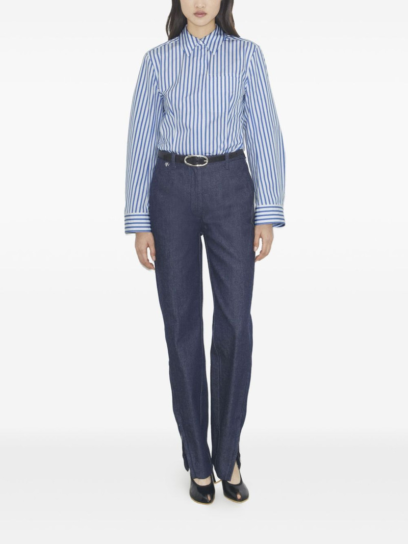 TORY BURCH bell-sleeve cotton shirt outlook