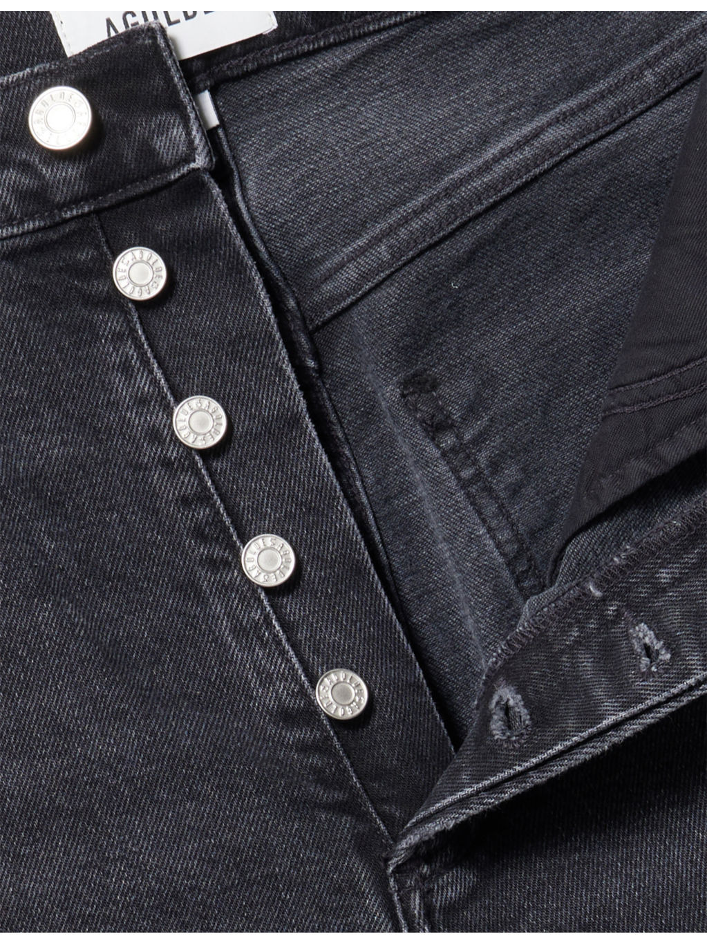 90s Pinch Waist Straight-Leg Denim Jeans - 6