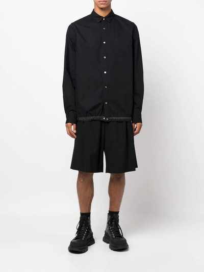 sacai cotton long-sleeve shirt outlook