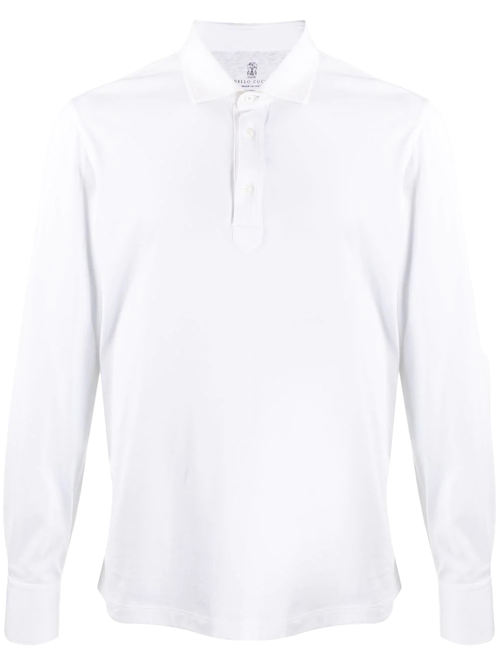 longsleeved polo shirt - 1