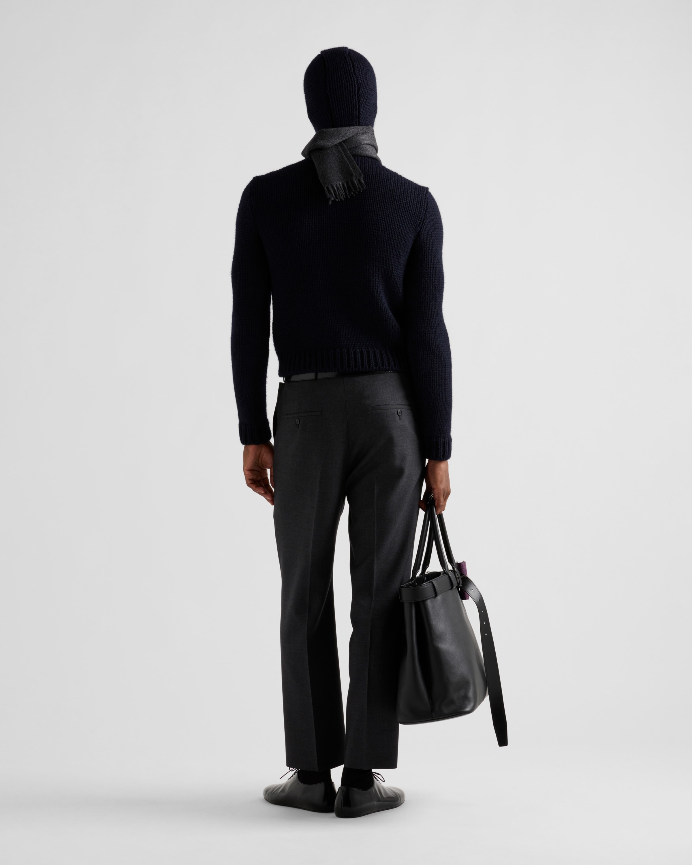 Wool hooded sweater - 5