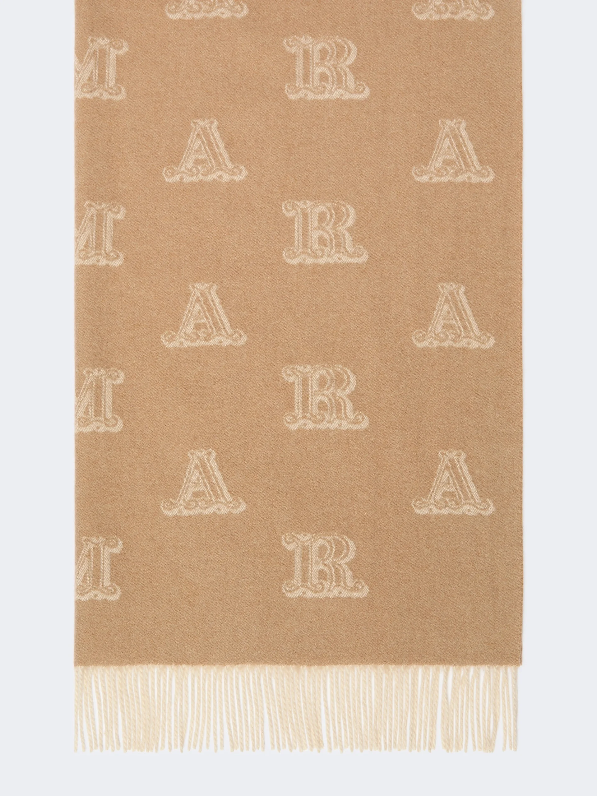 WSKLAUSE Sable cashmere stole - CAMEL - 1