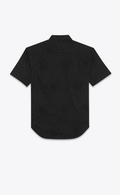 SAINT LAURENT shirt in dotted cotton outlook