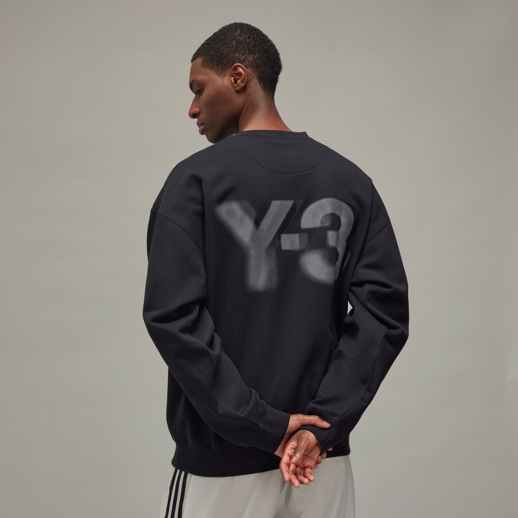 Y-3 Logo Crew Sweatshirt - 7