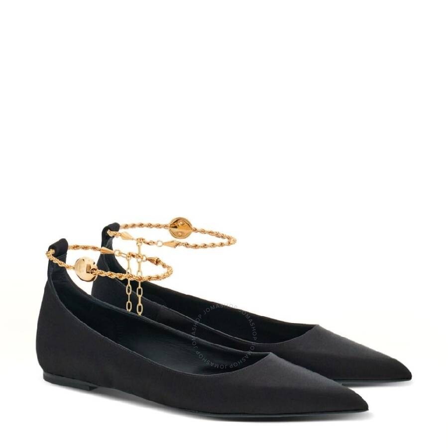 Ferragamo Ankle Chain Link Ballet Flats - 2