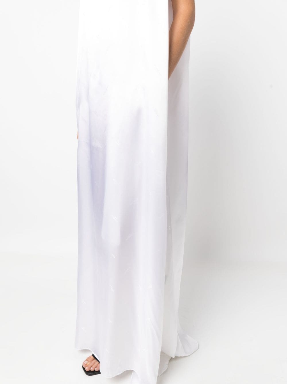 logo-print floor-length dress - 5