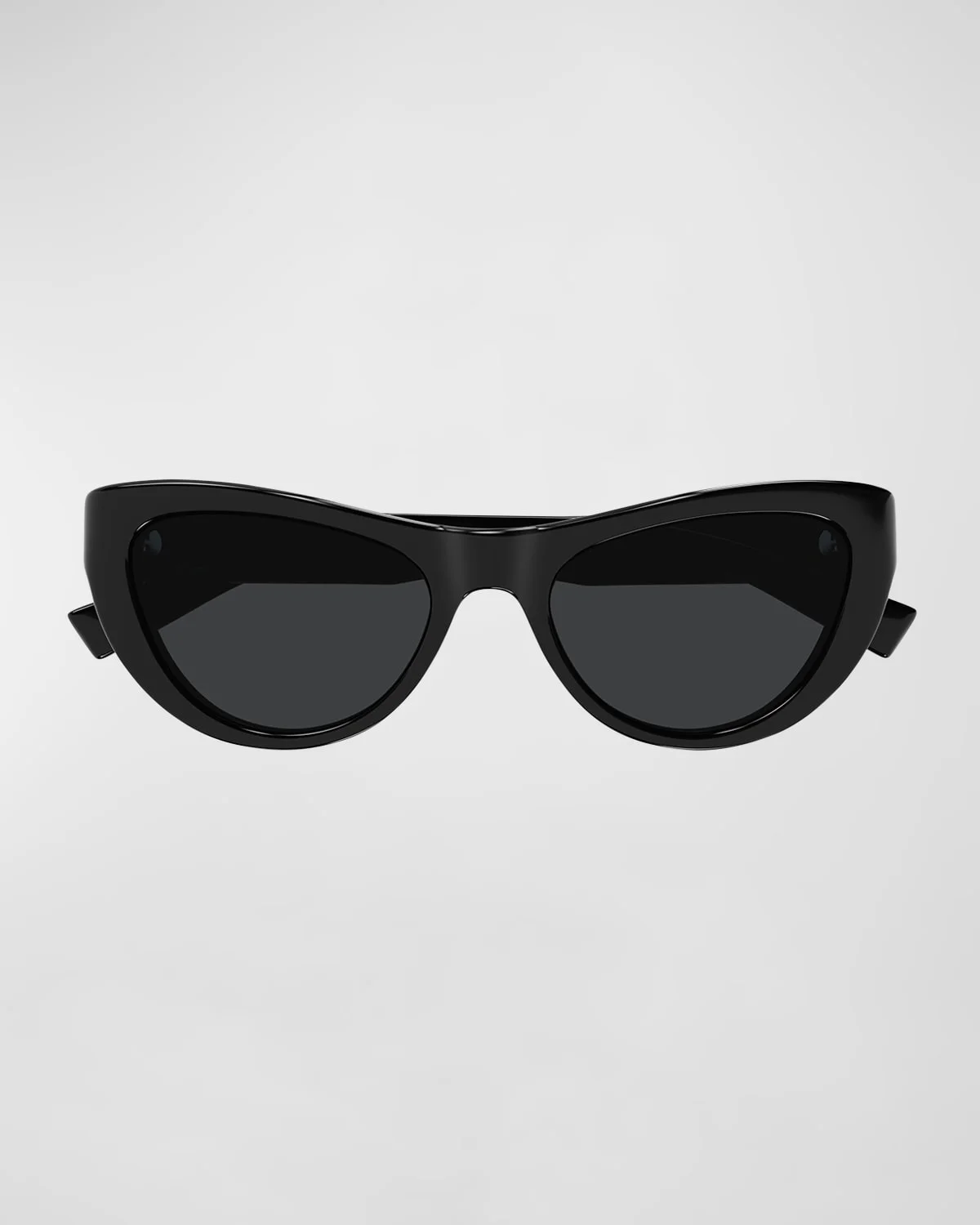 Sleek Logo Plastic Cat-Eye Sunglasses - 1