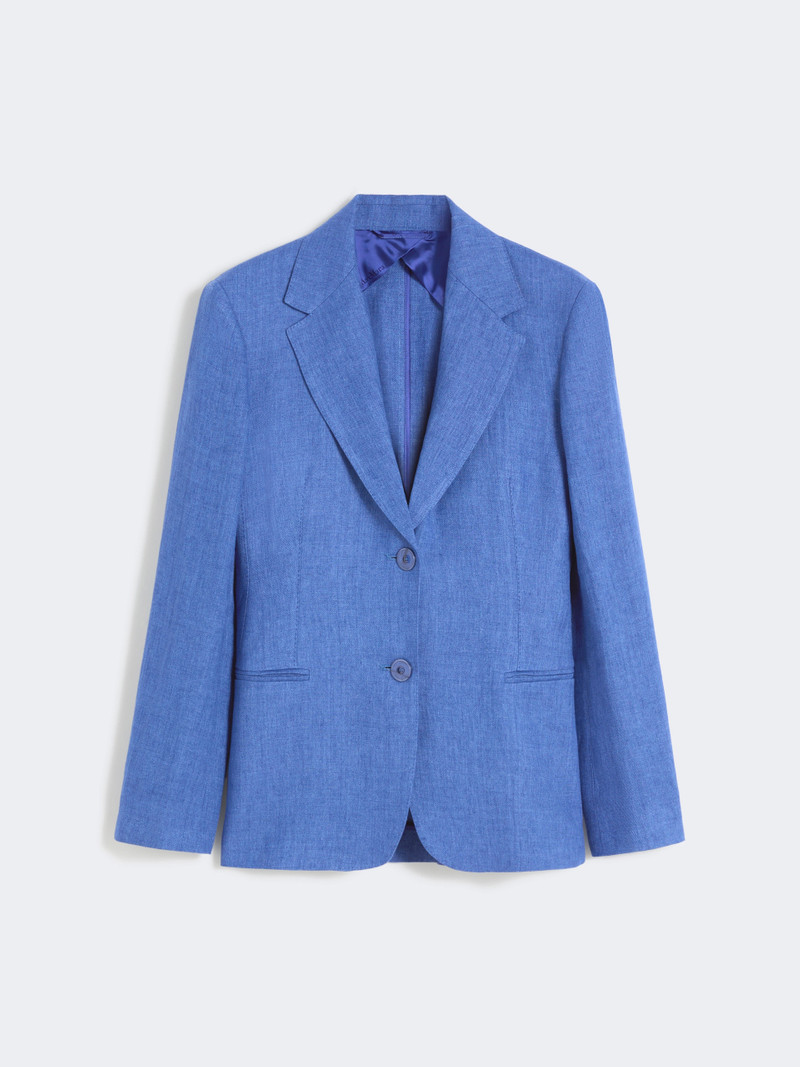 BELLO Linen twill blazer - NAVY 1