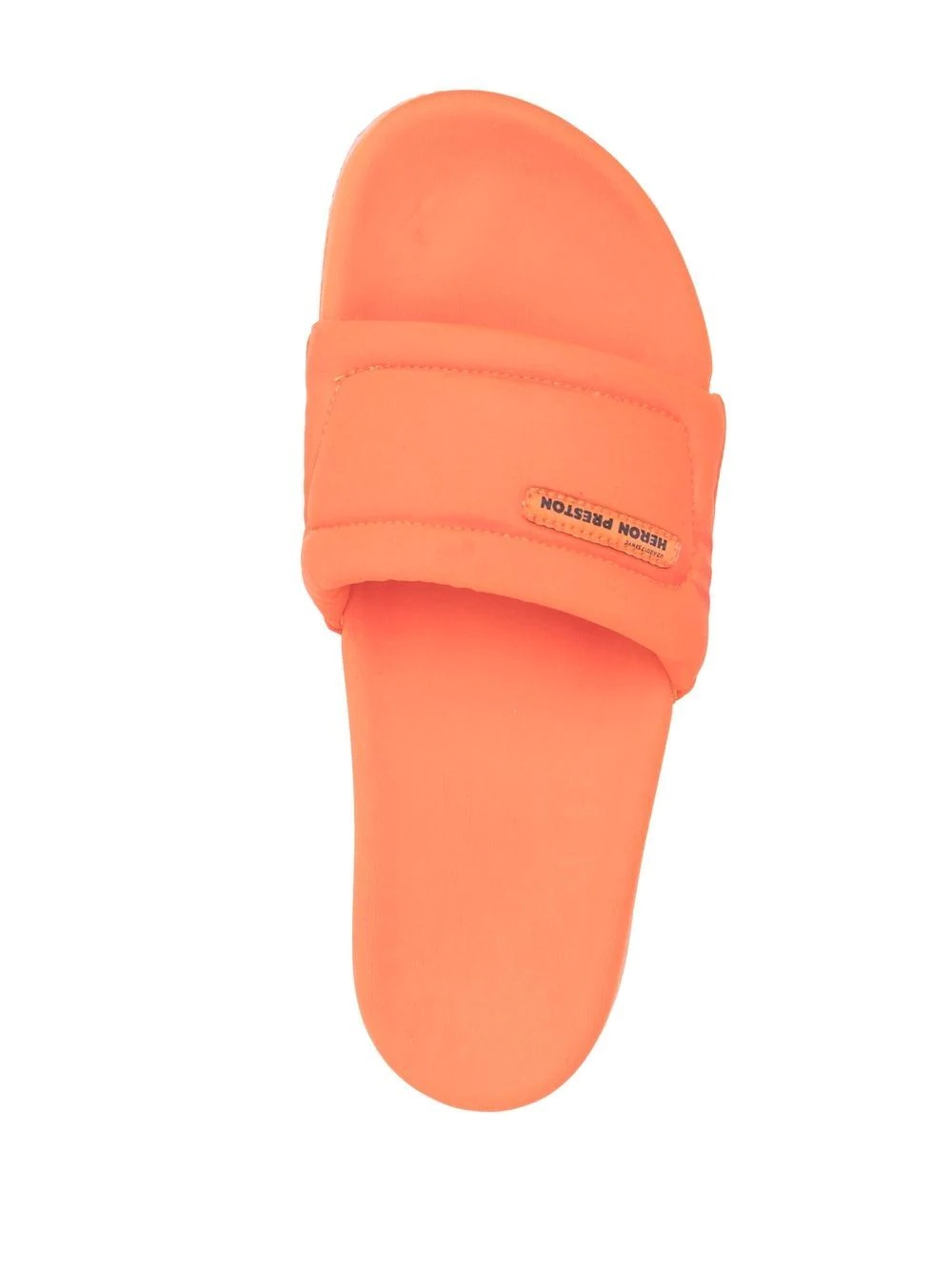 logo-patch slip-on slides - 4