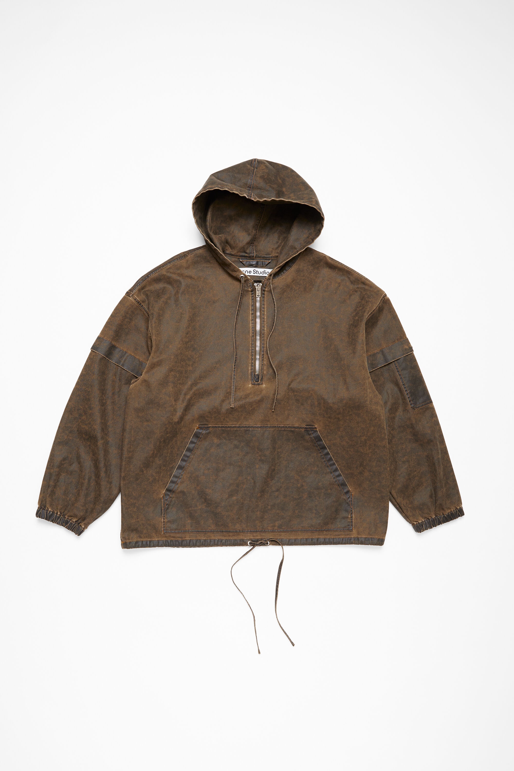 Hooded jacket - Brown - 8