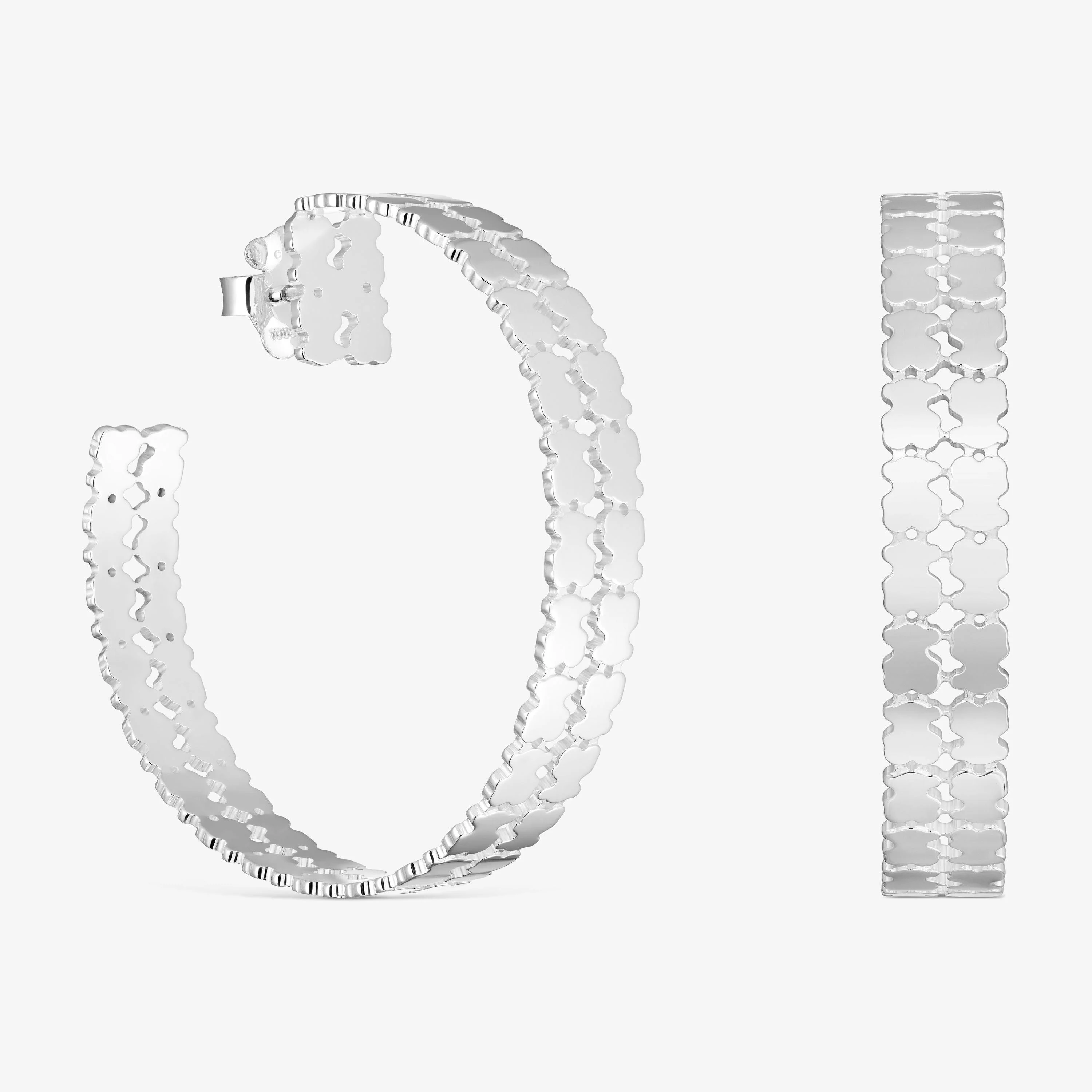 45 mm silver Hoop earrings TOUS Sweet 40s - 1