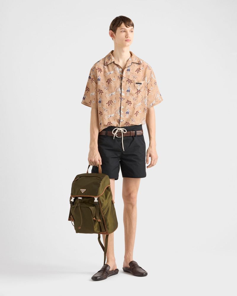Prada Technical fabric swim trunks outlook