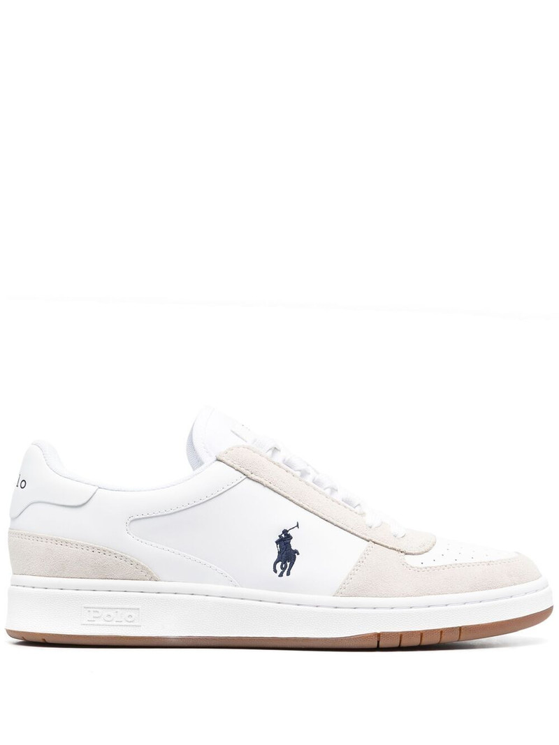 Court leather suede sneakers 1