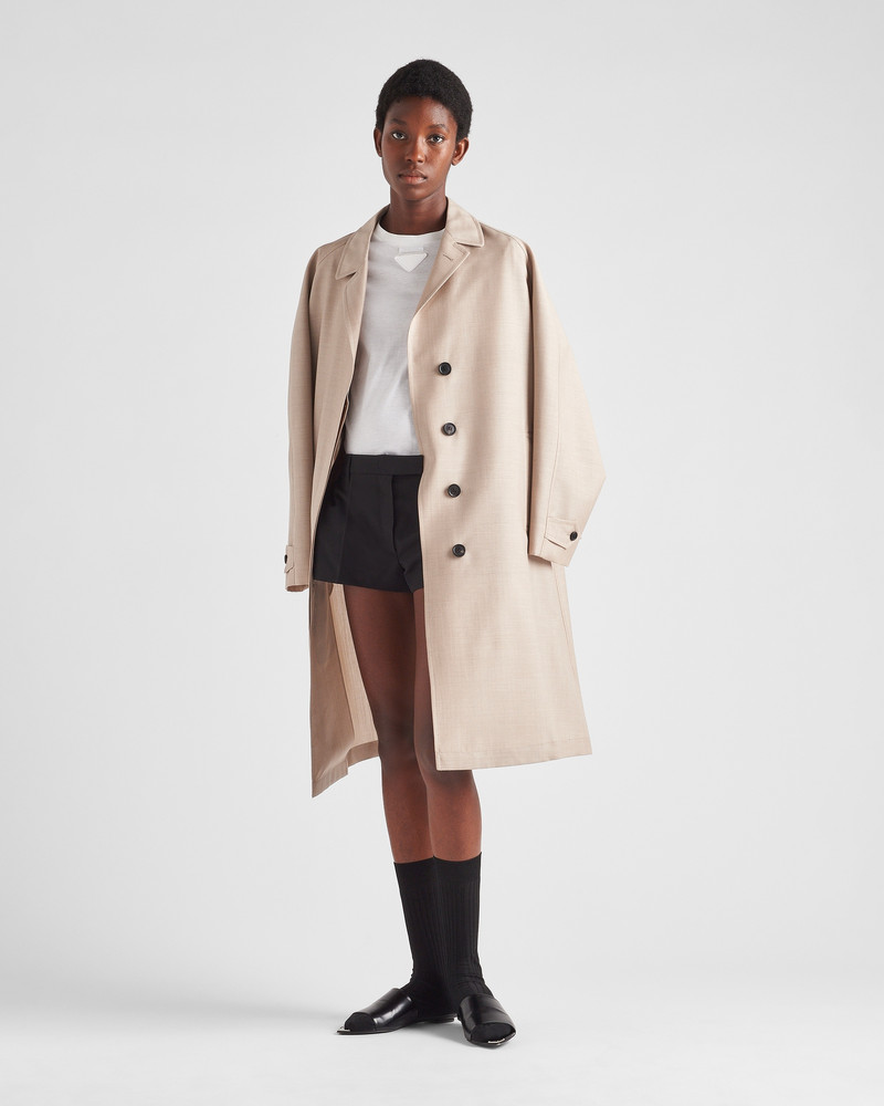 Prada Light mohair shorts outlook