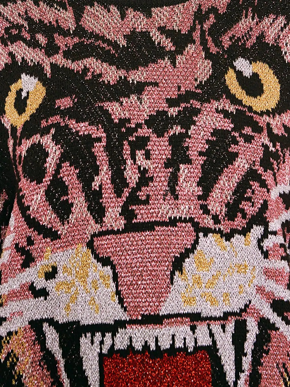 Lurex wool tiger sweater - 5