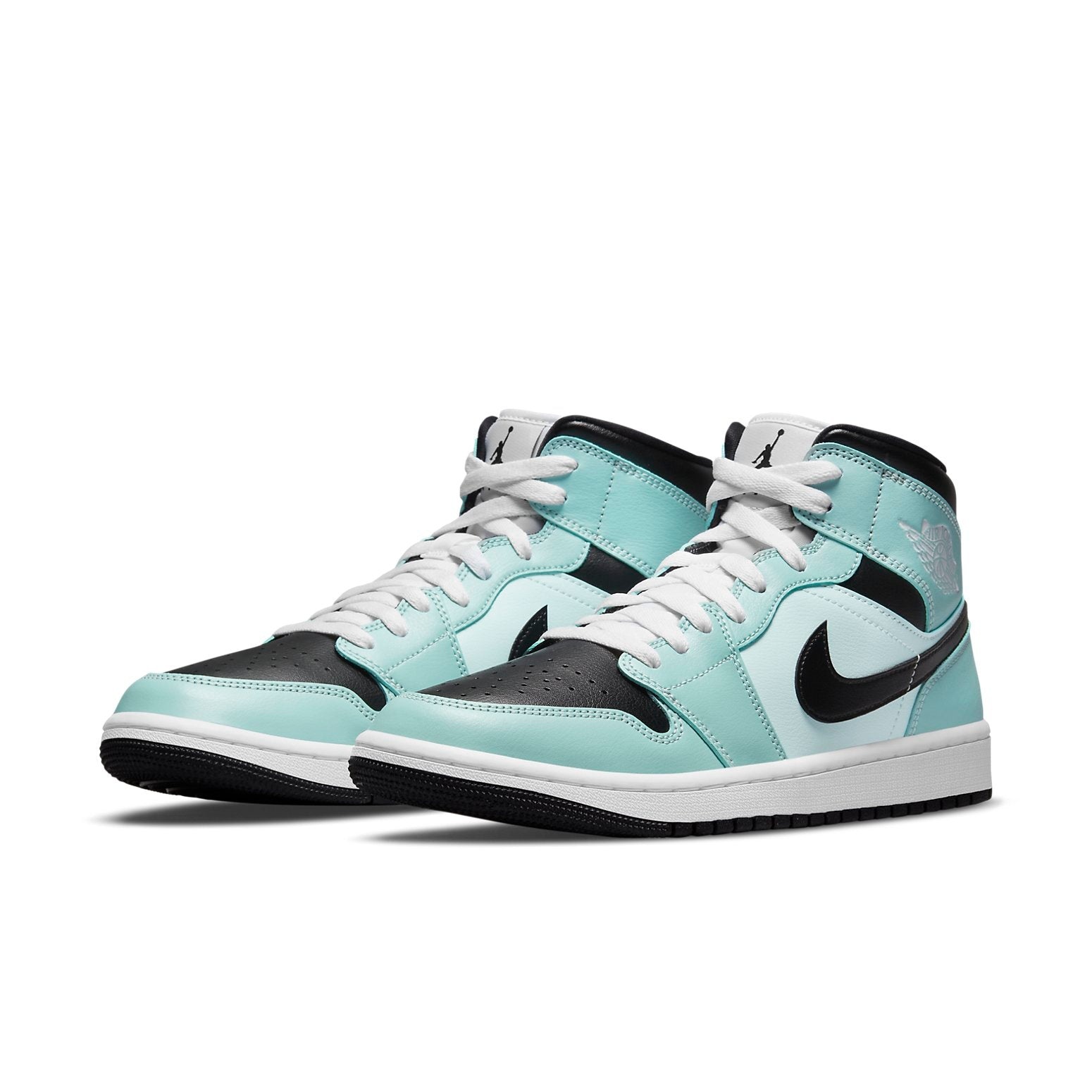 (WMNS) Air Jordan 1 Mid 'Aqua Black' BQ6472-300 - 3