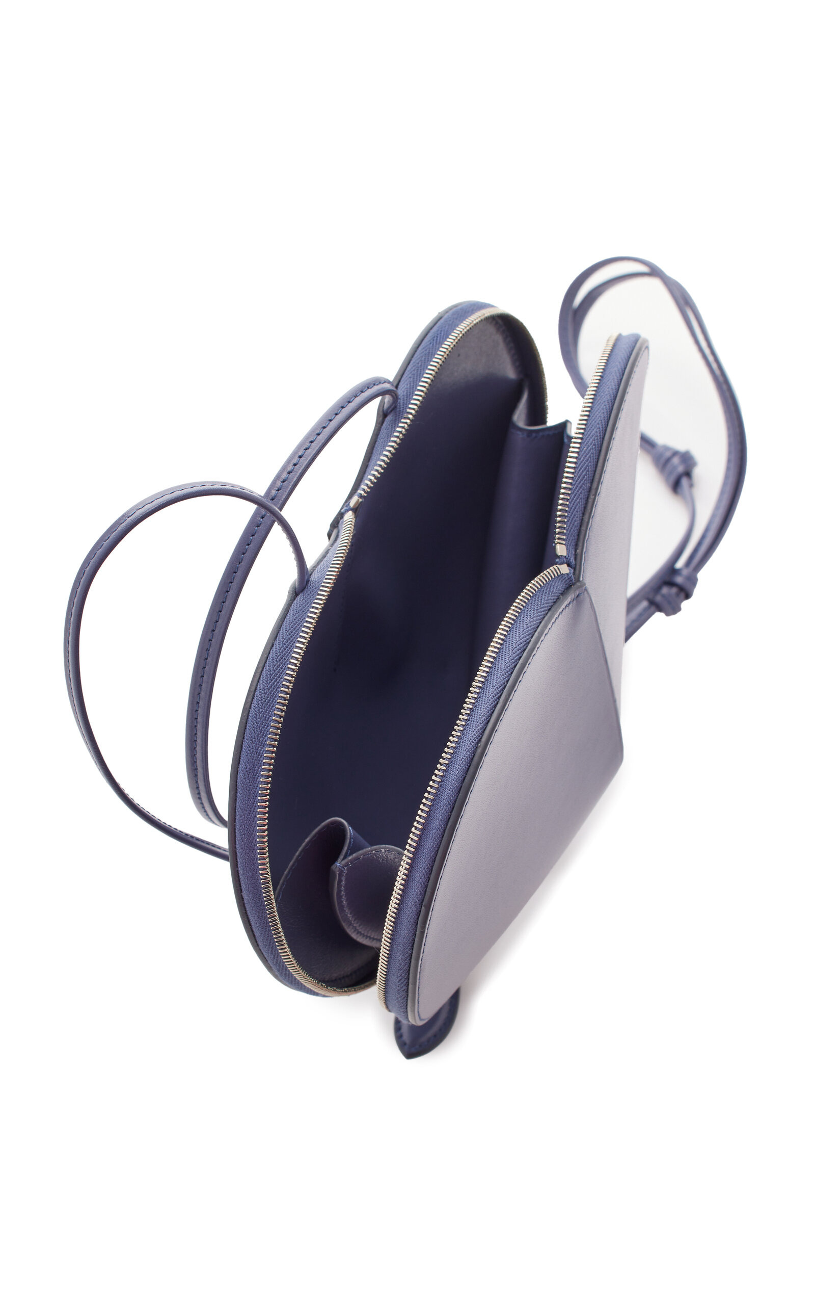 Le Coeur Leather Crossbody Bag blue - 5