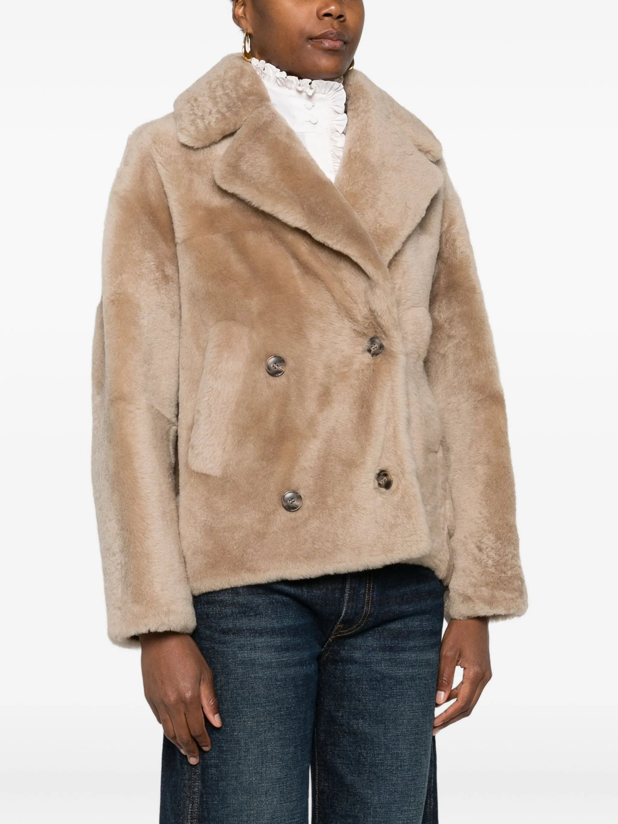 Yves Salomon Double-breasted Jacket - 4