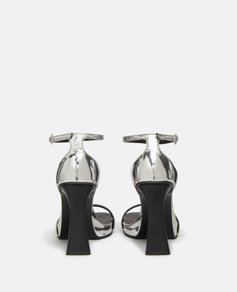 Stella McCartney Elsa Mirrored Heeled Sandals outlook