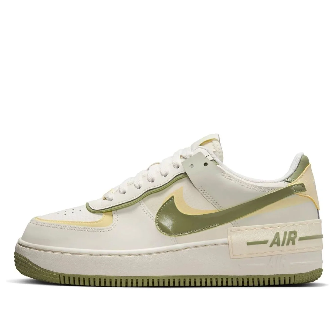 Nike Air Force 1 Low Shadow Pale Ivory Oil Green - 1