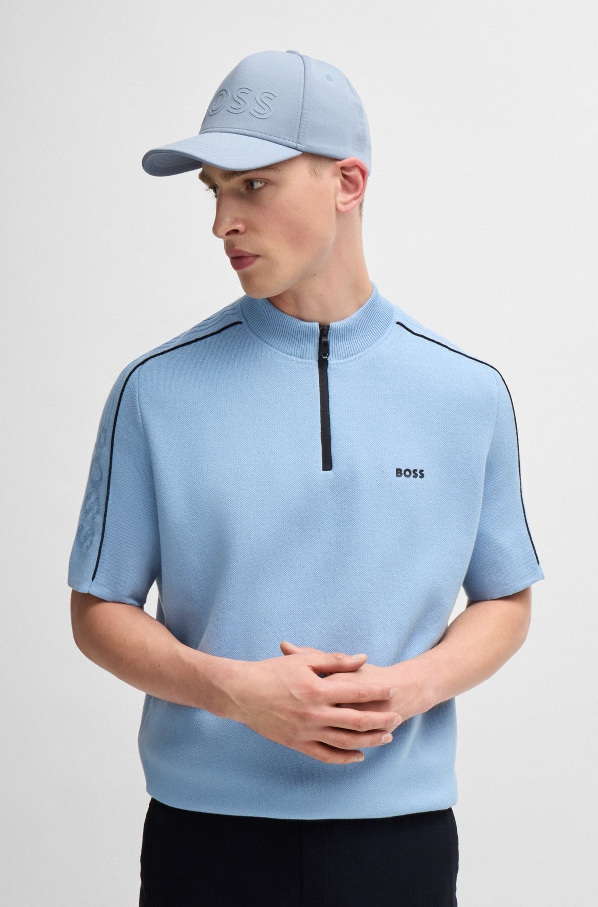 CAP WITH LOGO DETAIL AND ADJUSTABLE STRAP - 5