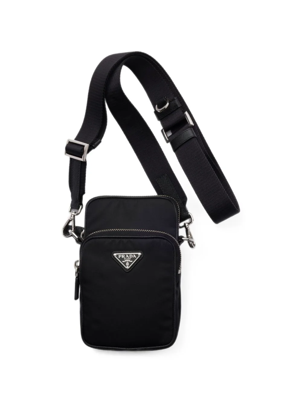 Re-Nylon and Saffiano leather smartphone case - 1