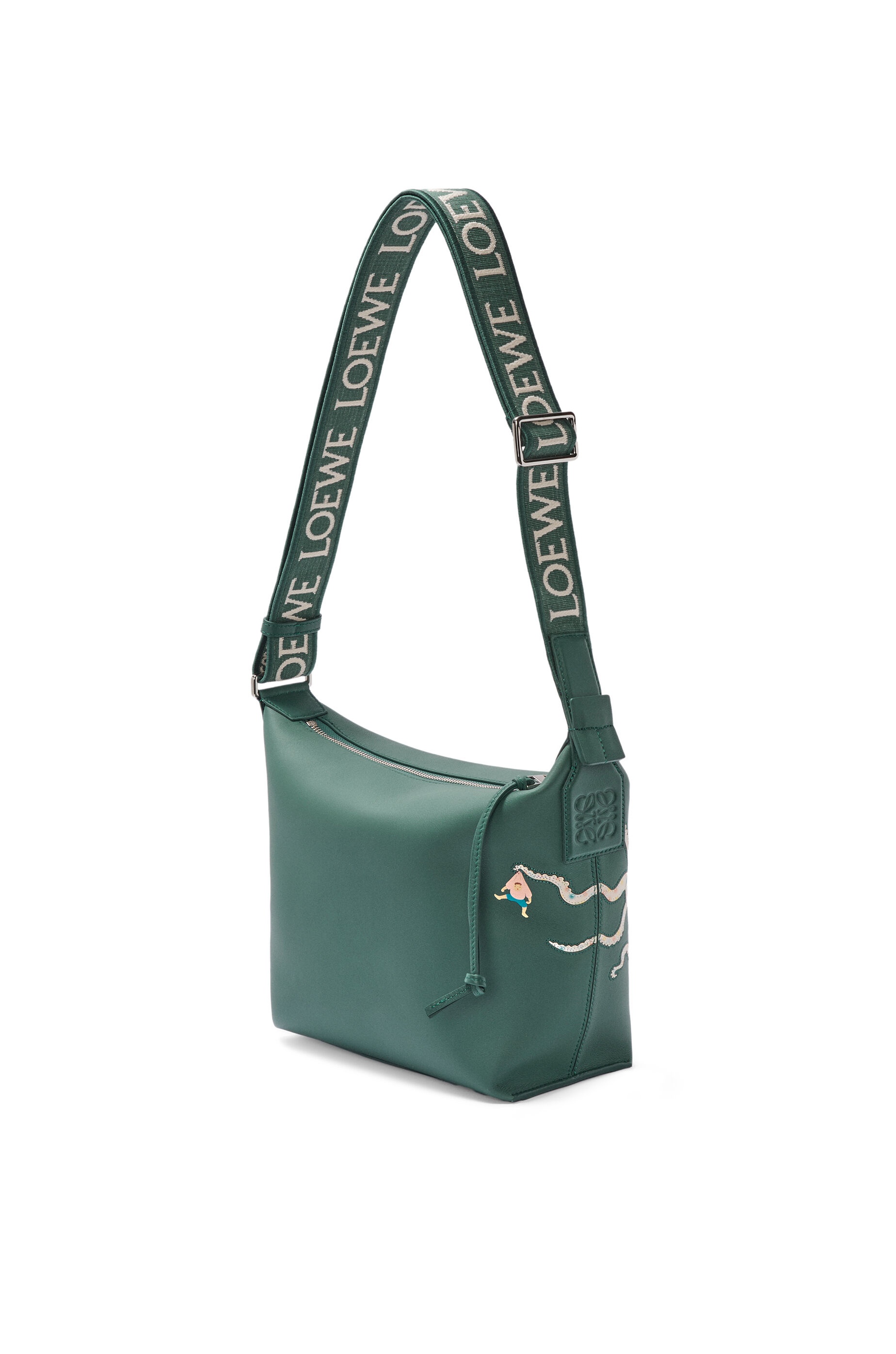 Octopus small Cubi crossbody bag in classic calfskin - 1