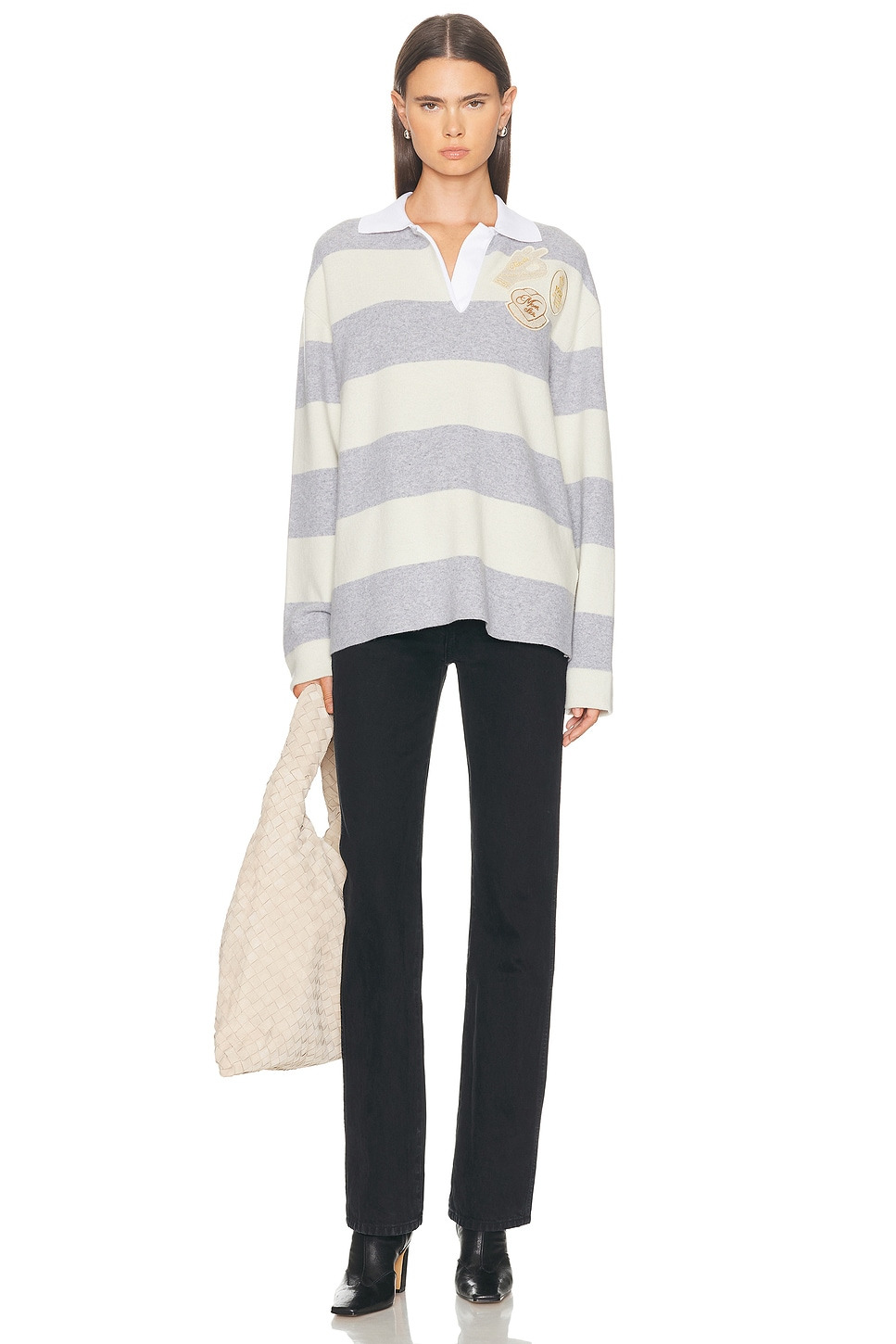 Long Sleeve Polo Sweater - 4