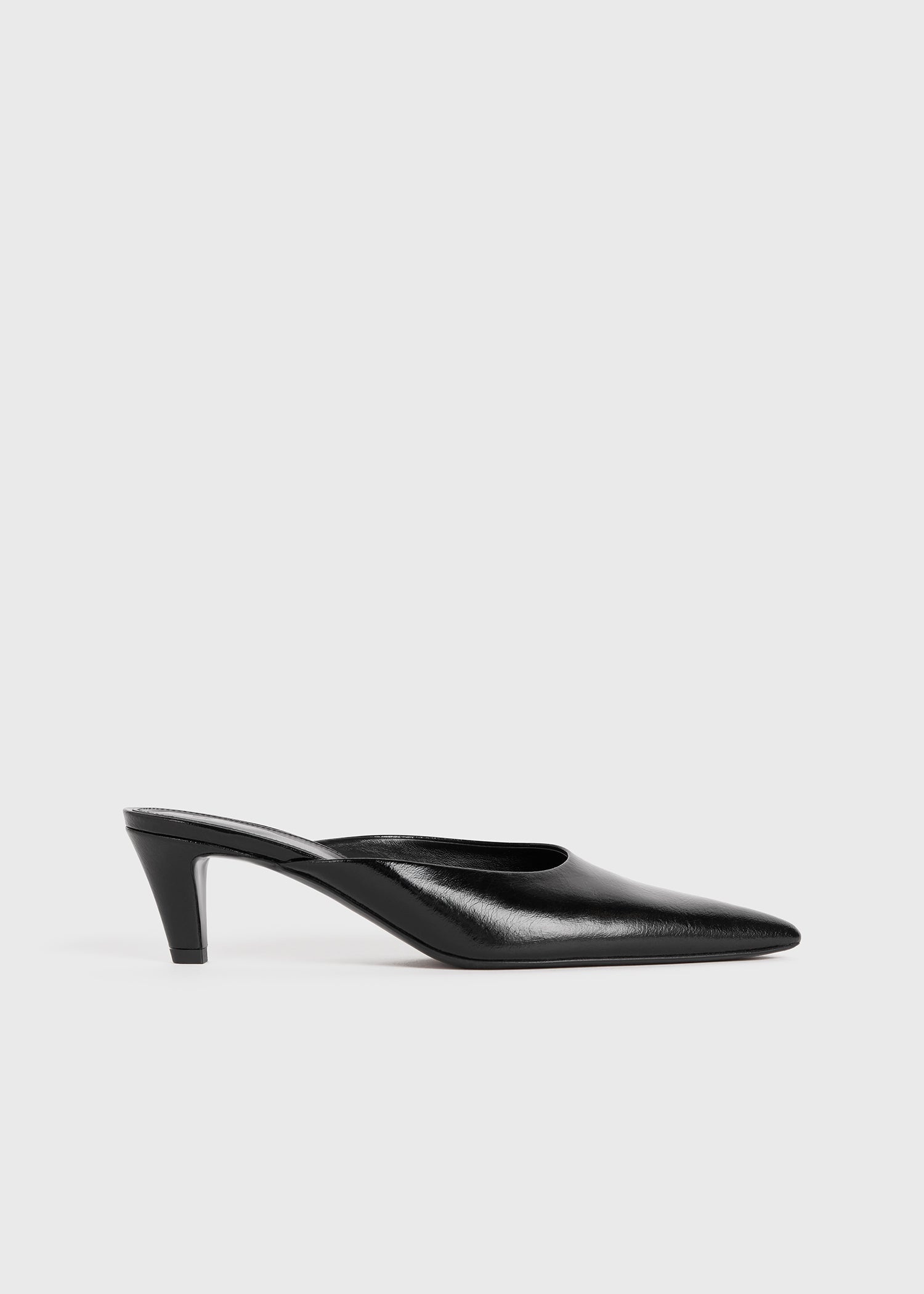 The Patent Leather Mule black - 1