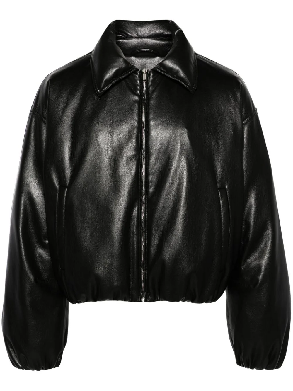 cropped puffer jacket - 1