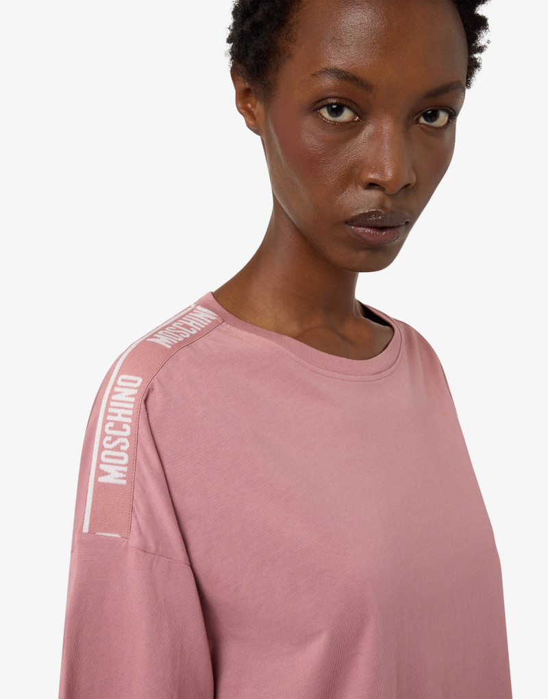 Moschino CROP TOP IN COTTON JERSEY outlook