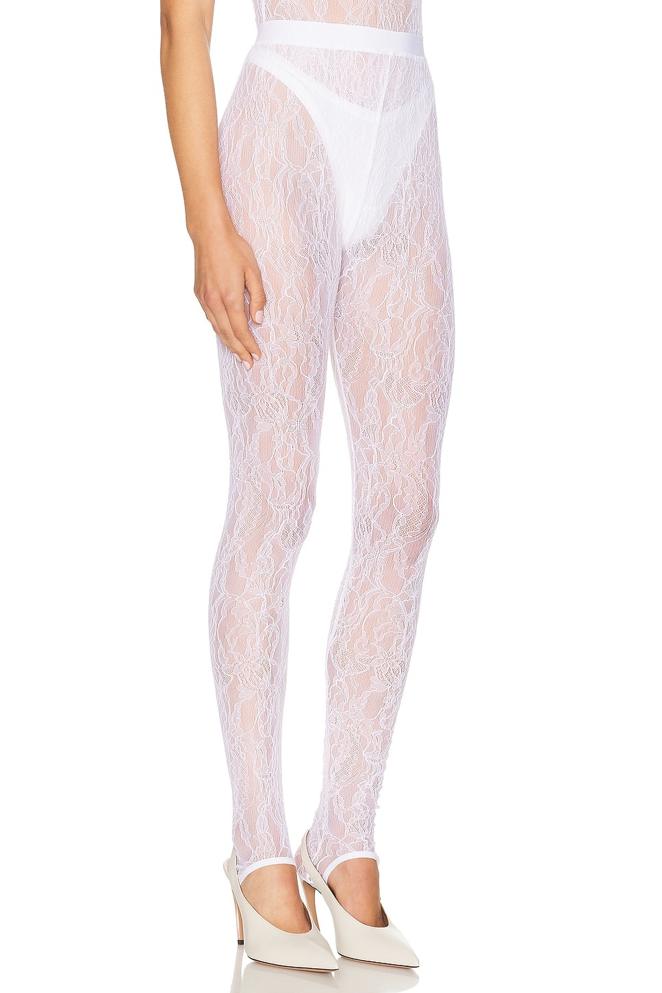 Lace Stirrup Legging - 2