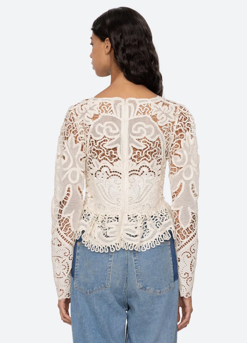 Gianna LS Lace Top - 3