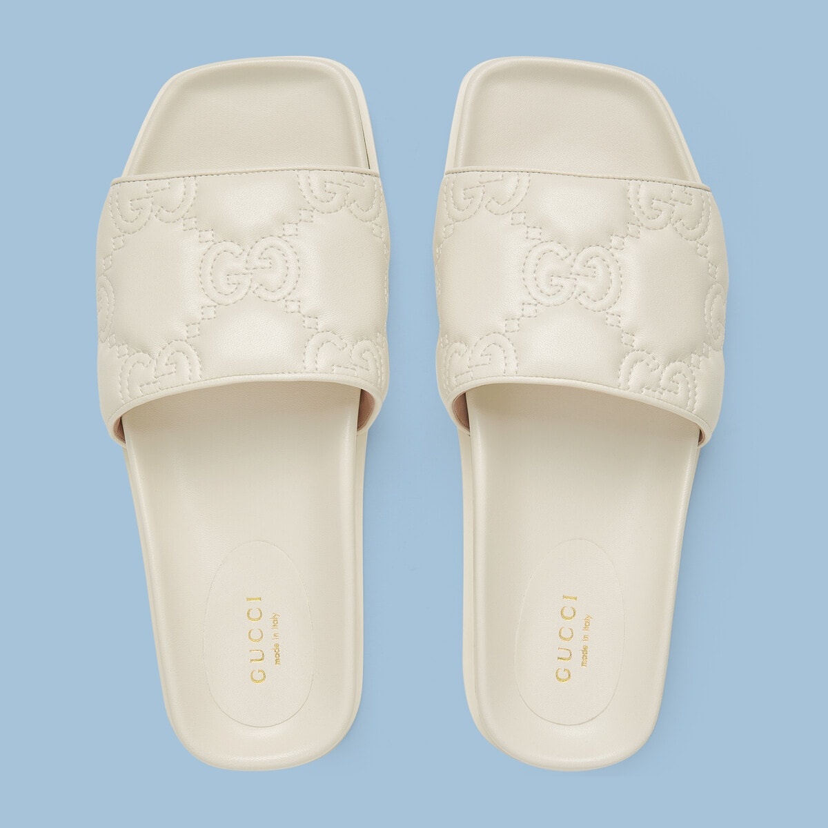 Women's GG matelassé slide sandal - 5