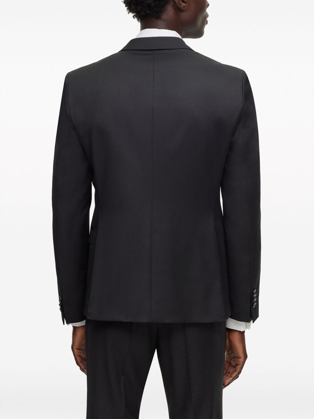 virgin-wool single-breasted blazer - 4