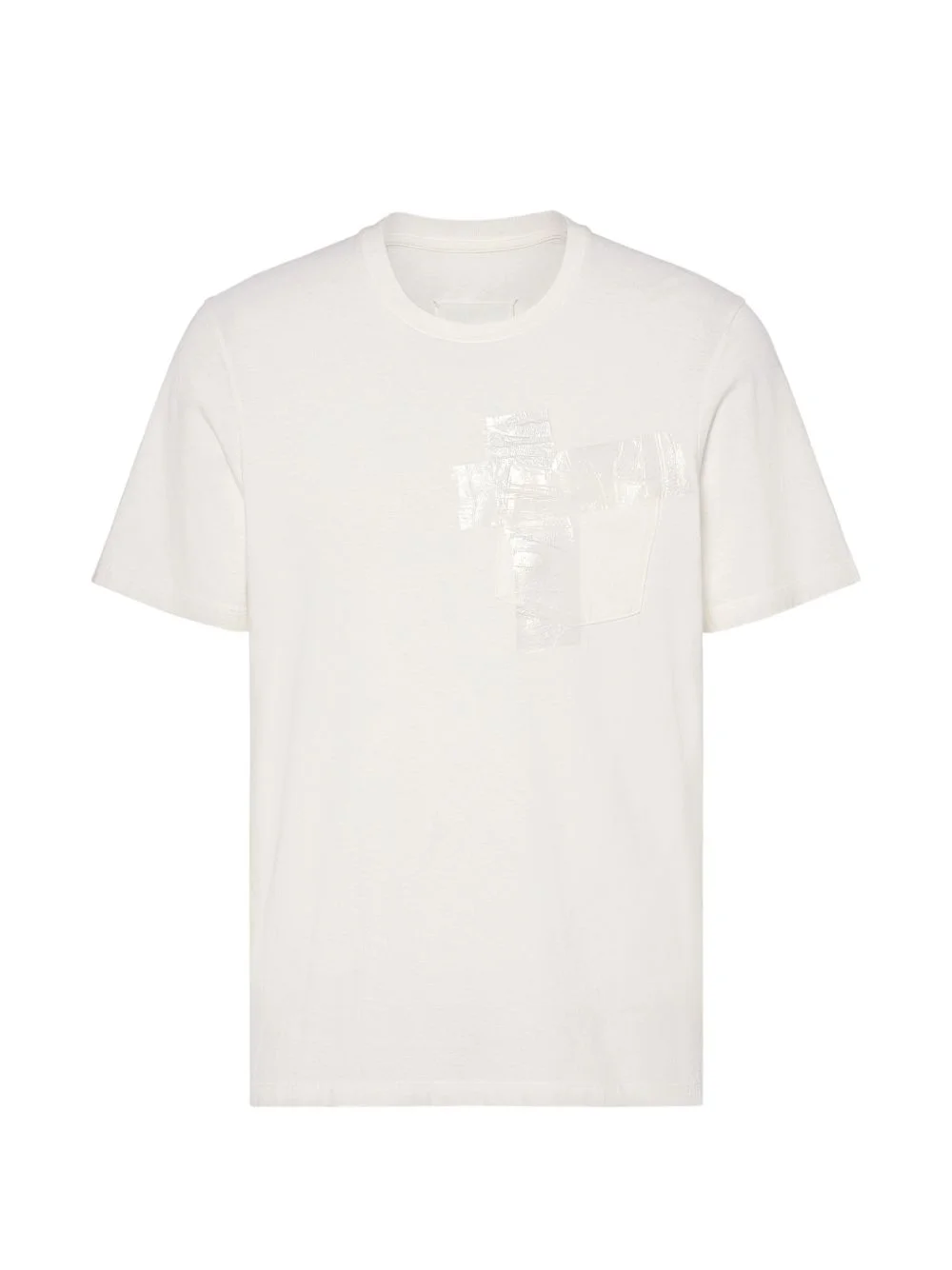taped-pocket cotton T-shirt - 1