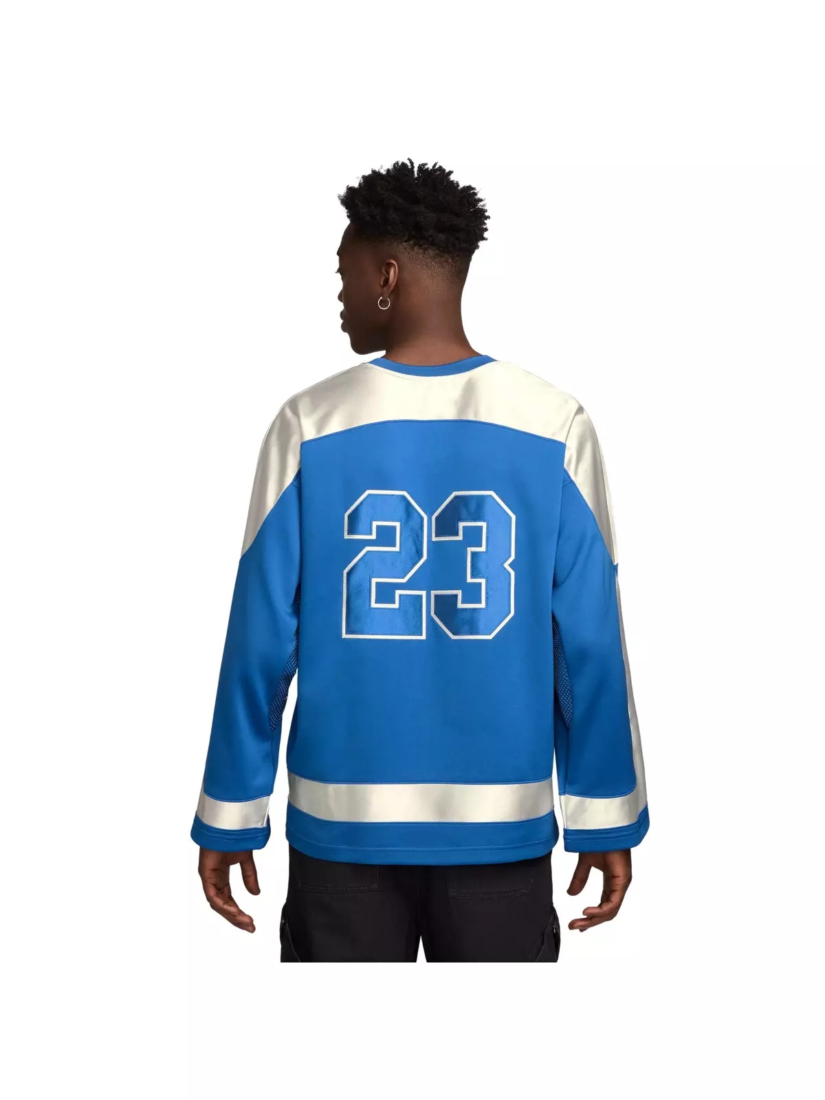 Men's Brooklyn Collegiate Hockey Jersey-Blue - 2