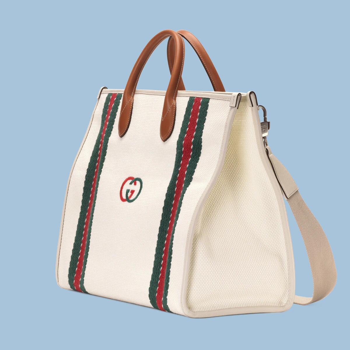 Medium tote bag with Interlocking G - 1