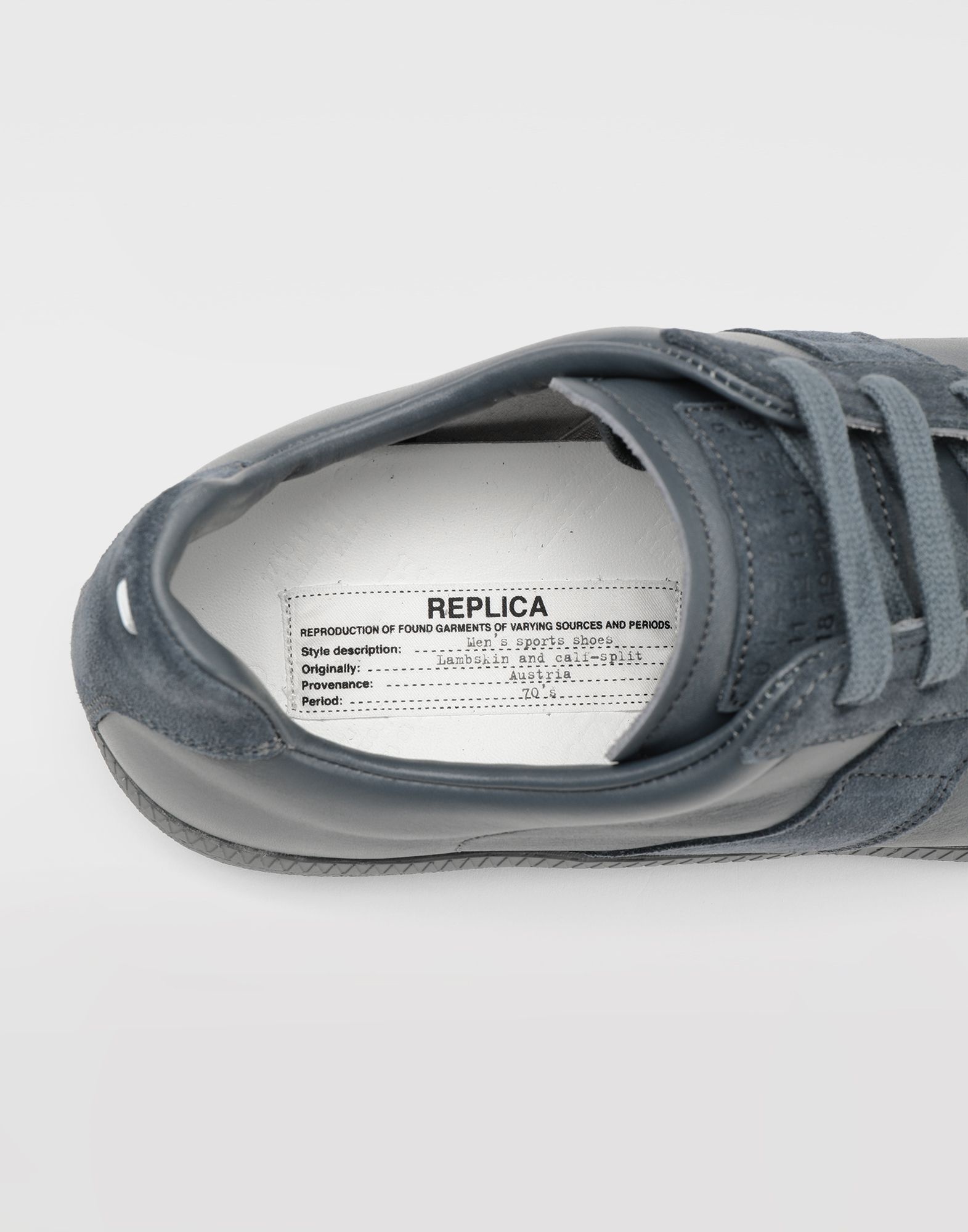 Replica leather sneakers - 6
