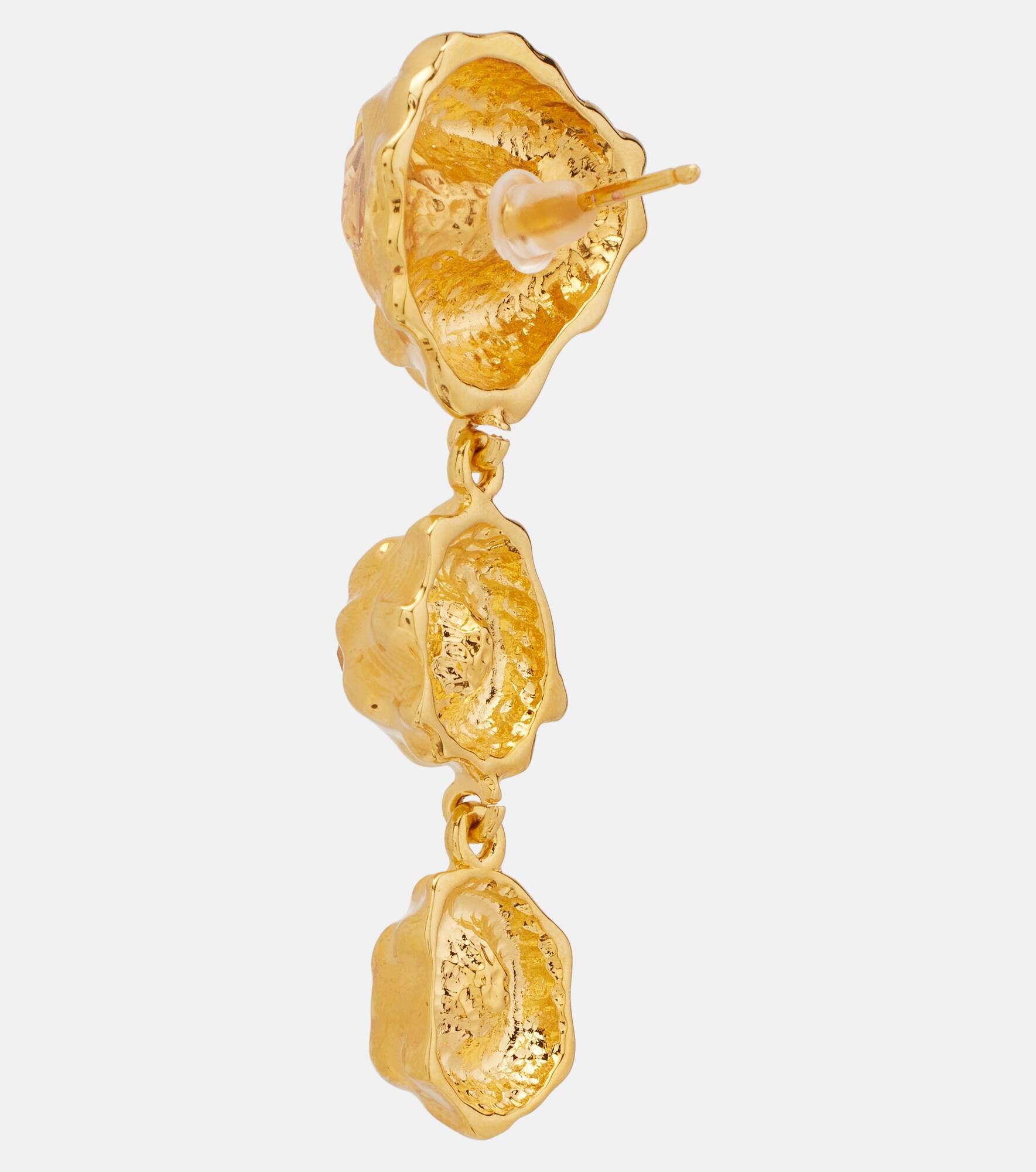 Crystal-embellished drop earrings - 5