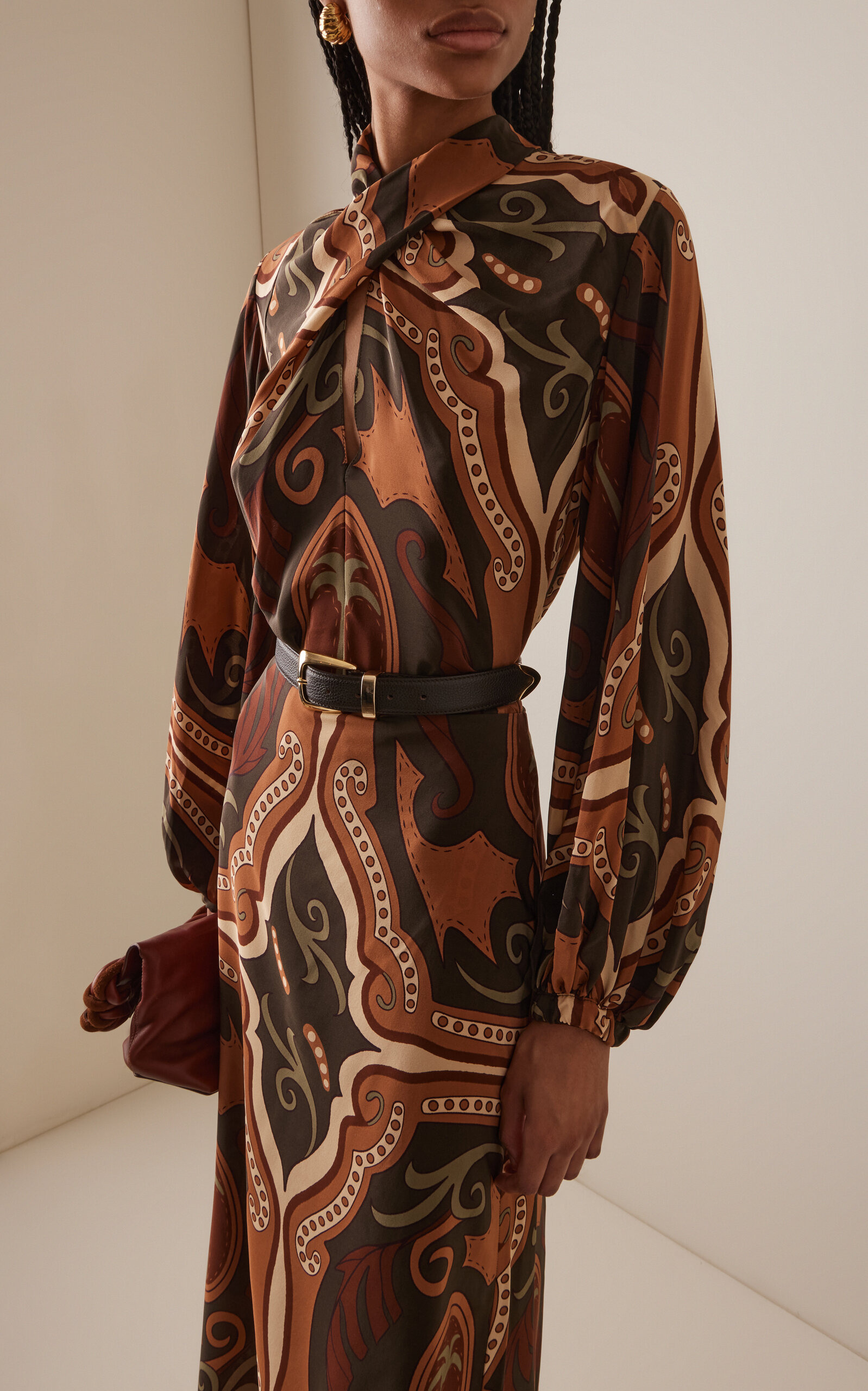 Intricate Islands Silk Top multi - 2