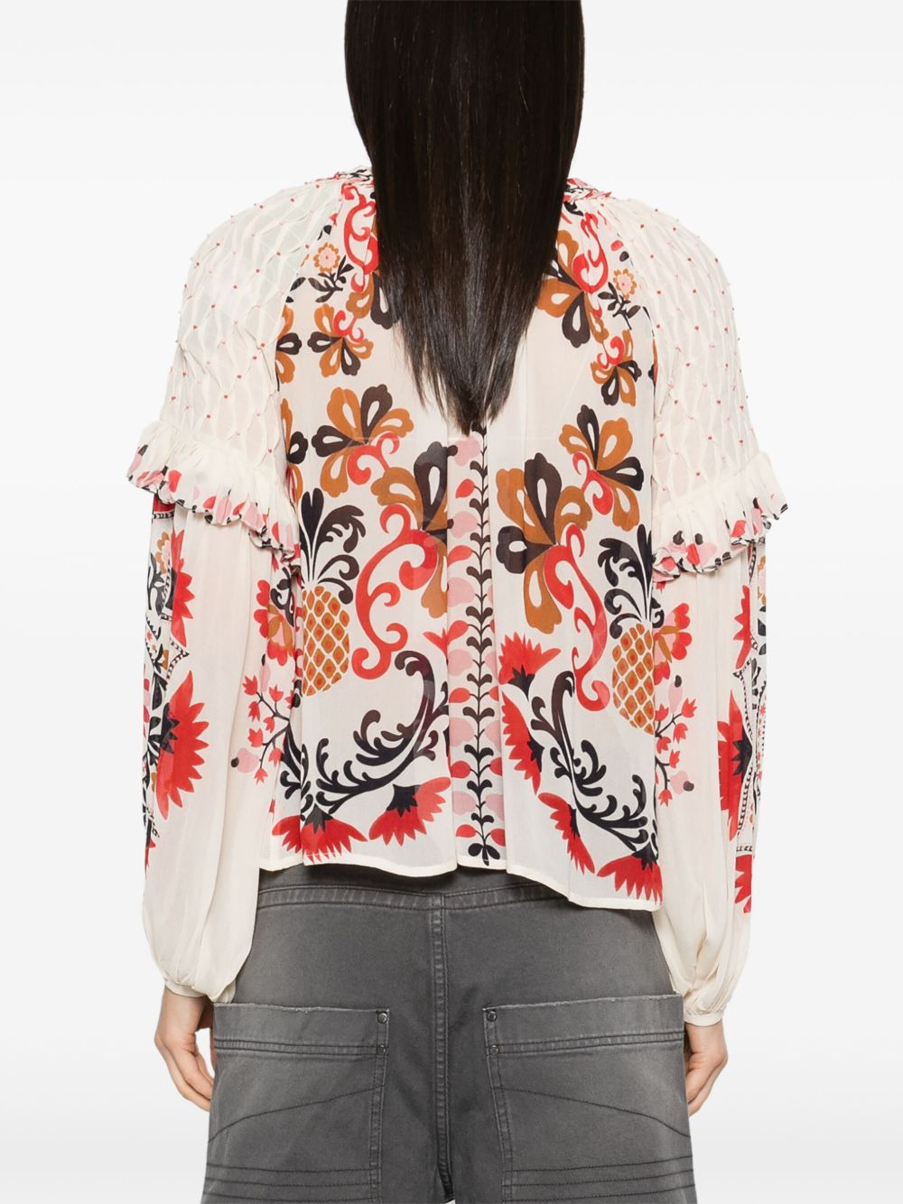 Cashew Mandala blouse - 4