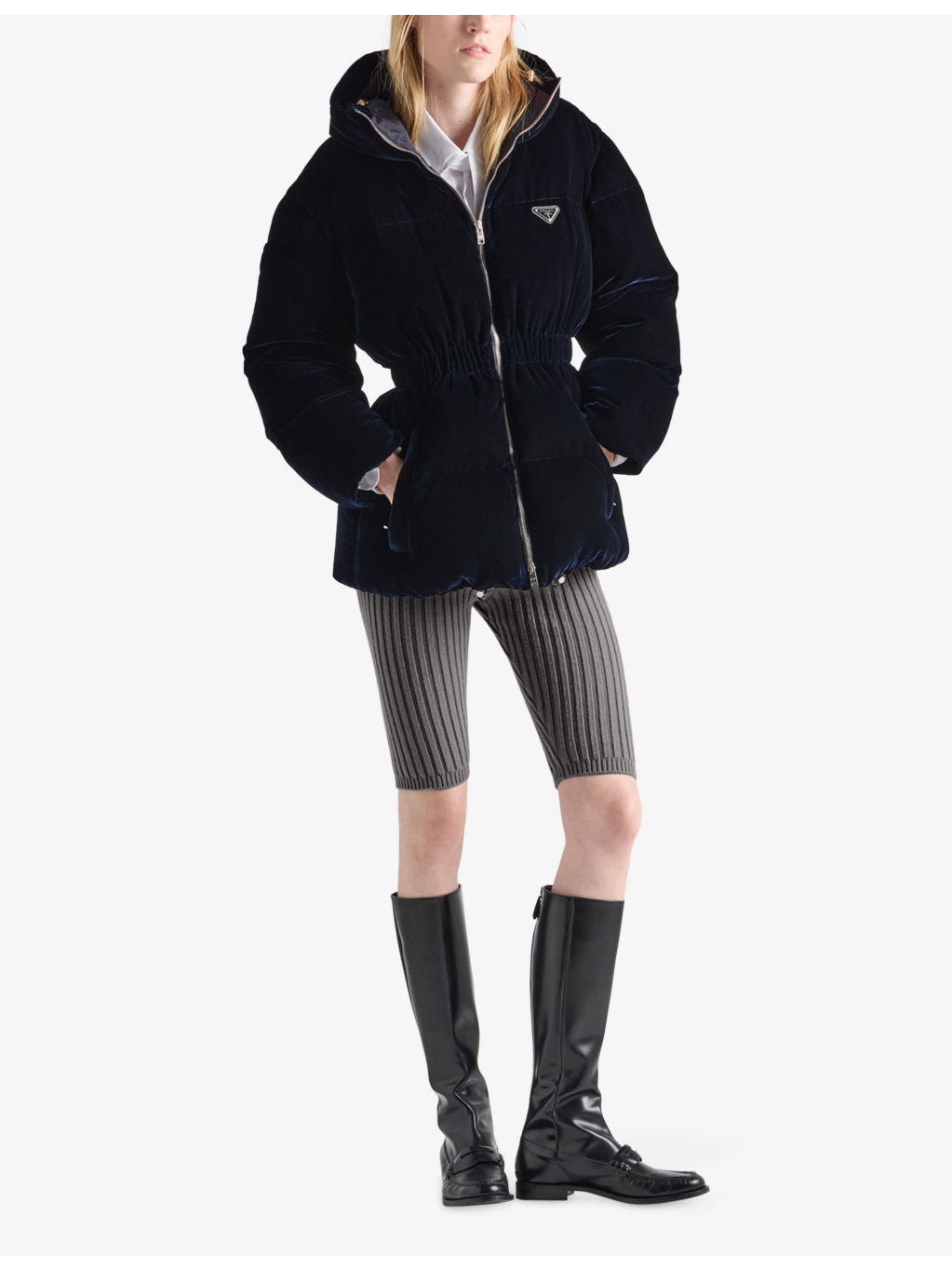 Velvet Down Jacket - 2