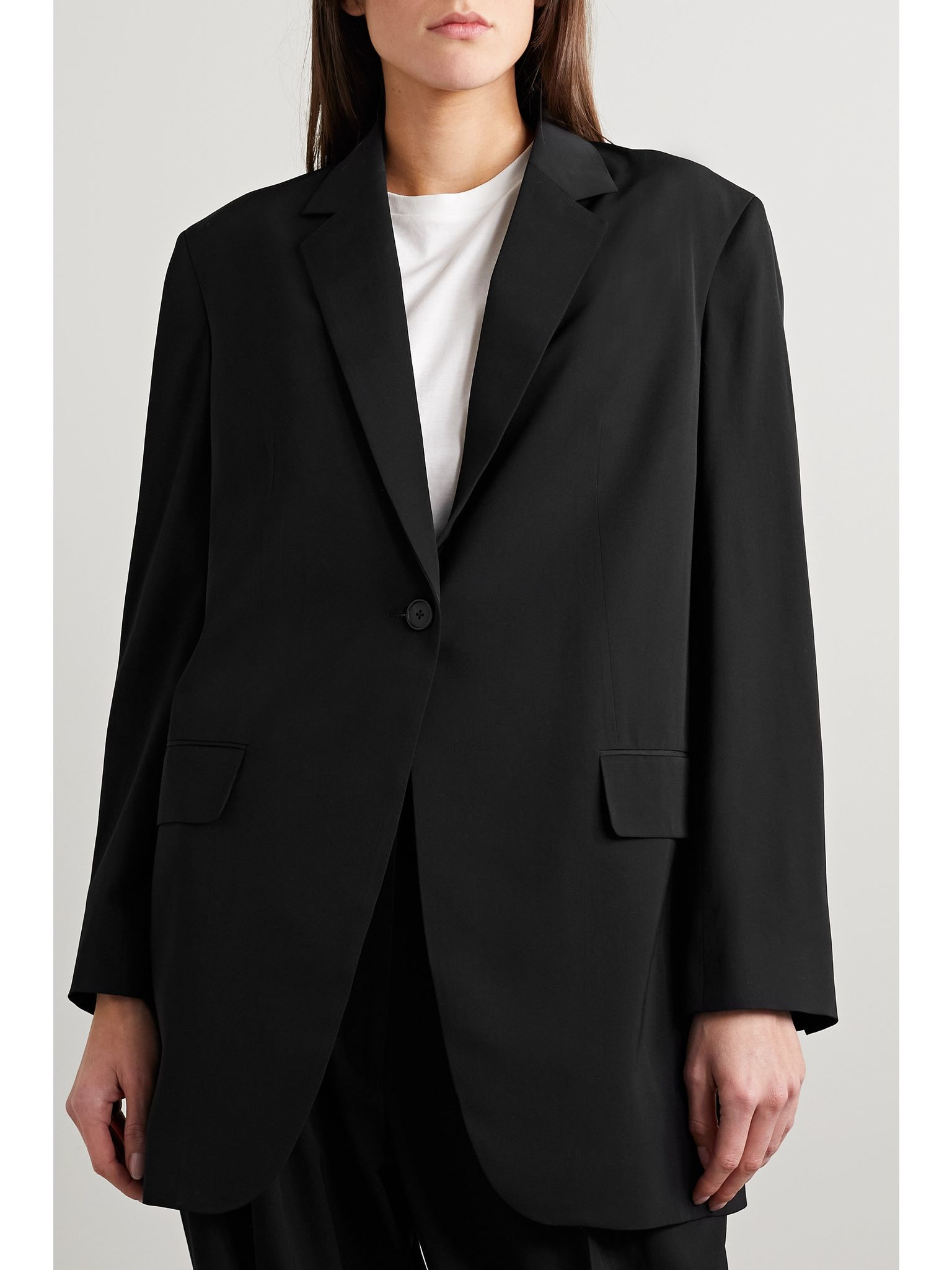 Obine crepe blazer Black - 3